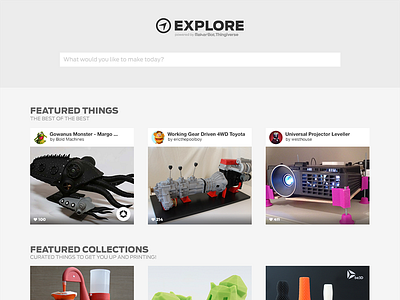 Concepts: Explore concept makerbot search work