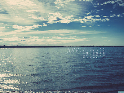 June 2016 calendar download ocean photograph wallpaper water