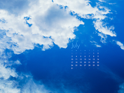 July 2016 calendar cloud download photograph sky sony a7 wallpaper