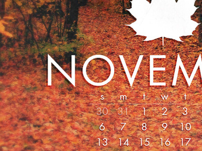 November Calendar