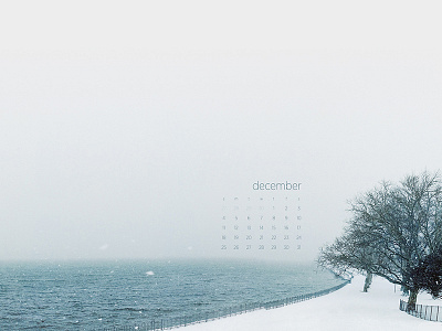 December 2016 brooklyn calendar download nyc ocean snow wallpaper winter