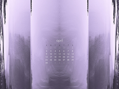 April 2017 abstract calendar download glitch photography sunset wallpaper