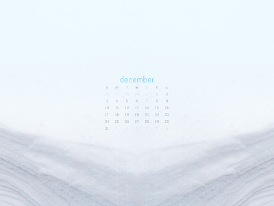 December 2017 28-70mm calendar download nature photography snow sony a7 wallpaper