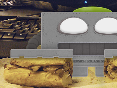 Playing with my Food: 05 doodle food playing with my food robot sandwich