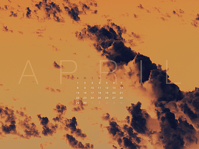 April 2018 28-70mm calendar clouds download nature photography sony a7 wallpaper