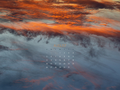 August 2018 calendar download photography sky sunset wallpaper