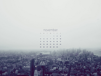 November 2018 calendar download nyc photography wallpaper