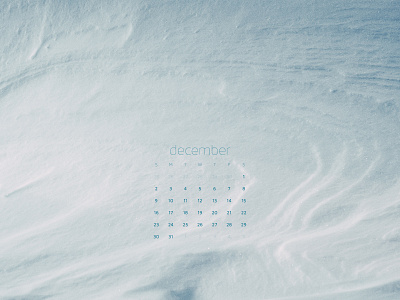 December 2018 calendar download photograph snow wallpaper