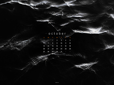 October 2019 4k blackandwhite calendar download ocean photograph wallpaper water