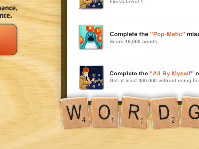 WORDGAMES scrabble wood words work