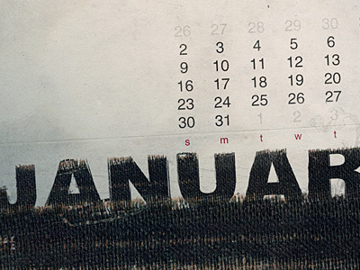 January Calendar (final) calendar desktop calendar wallpaper fabric grunge helvetica texture wallpaper