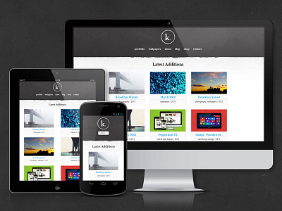 Kriegs.net (2013) kriegs.net portfolio responsive web design website wordpress