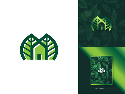 Variant color of leaf house logo green logo greenhouse home house house logo leaf leaf logo logo logo design logoforsale logoinspiration logoinspire mark modern modern logo realestate sale simple logo symbol travel