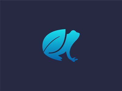 Frog & leaf logo