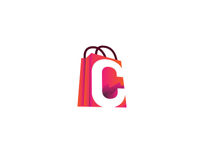 C Shopping Bag logo c letter c logo eccomerce logo logo for sale mark shop shop logo symbol