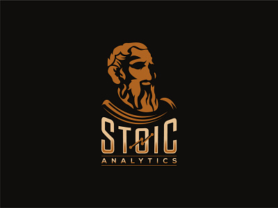 Stoic Logo accounting analytics art classic logo consultant consulting logo financial illustration logo logo for sale mark market logo symbol