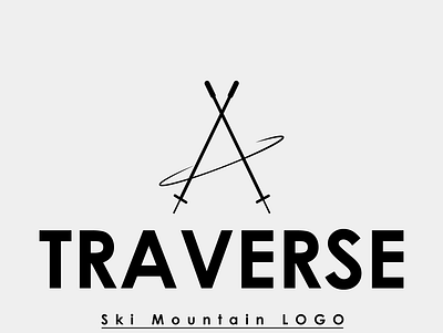 Traverse branding design illustration logo