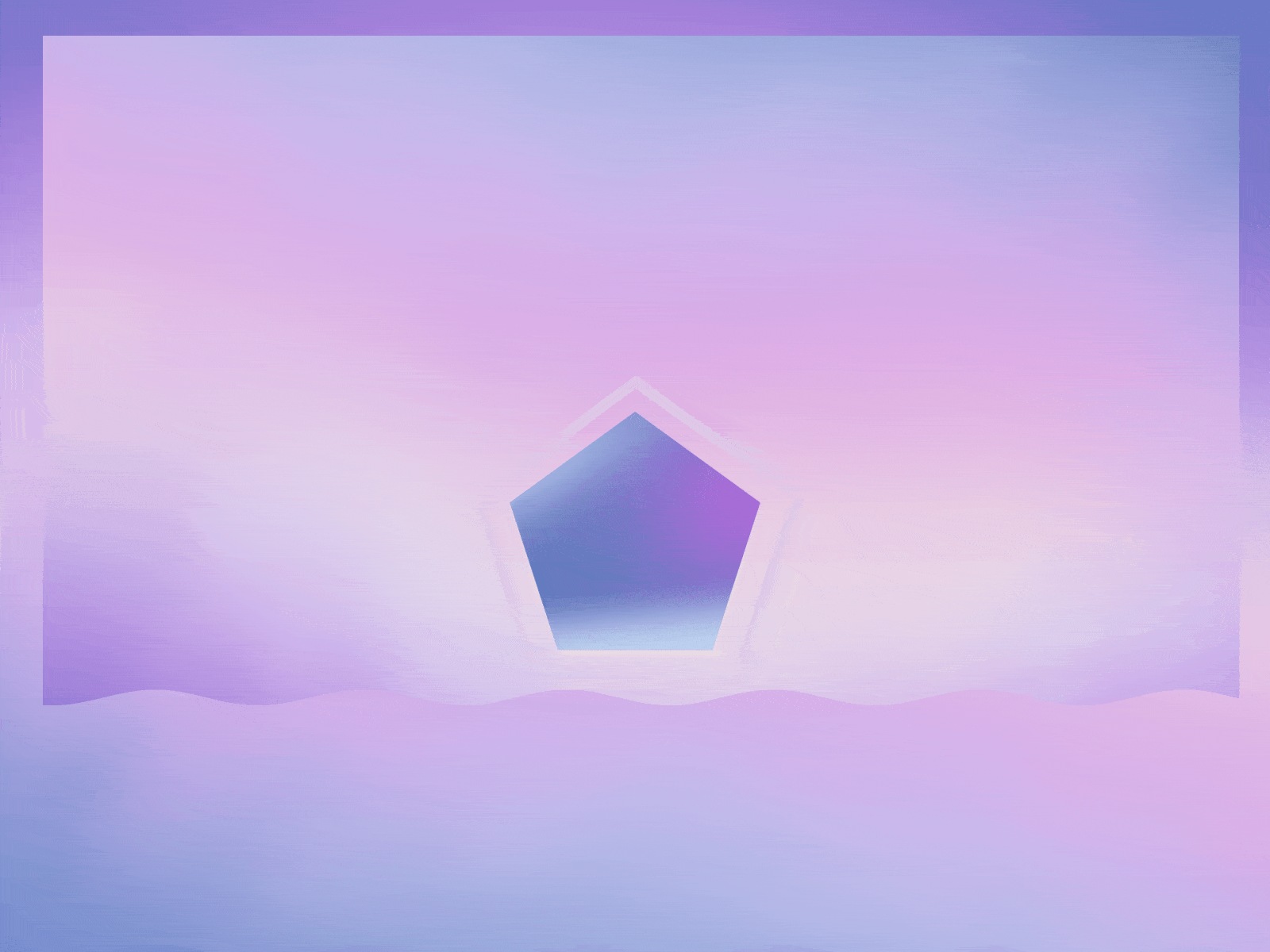 Hello Gradient pentagon abstract aftereffects animation design gif logo pentagon smooth vector