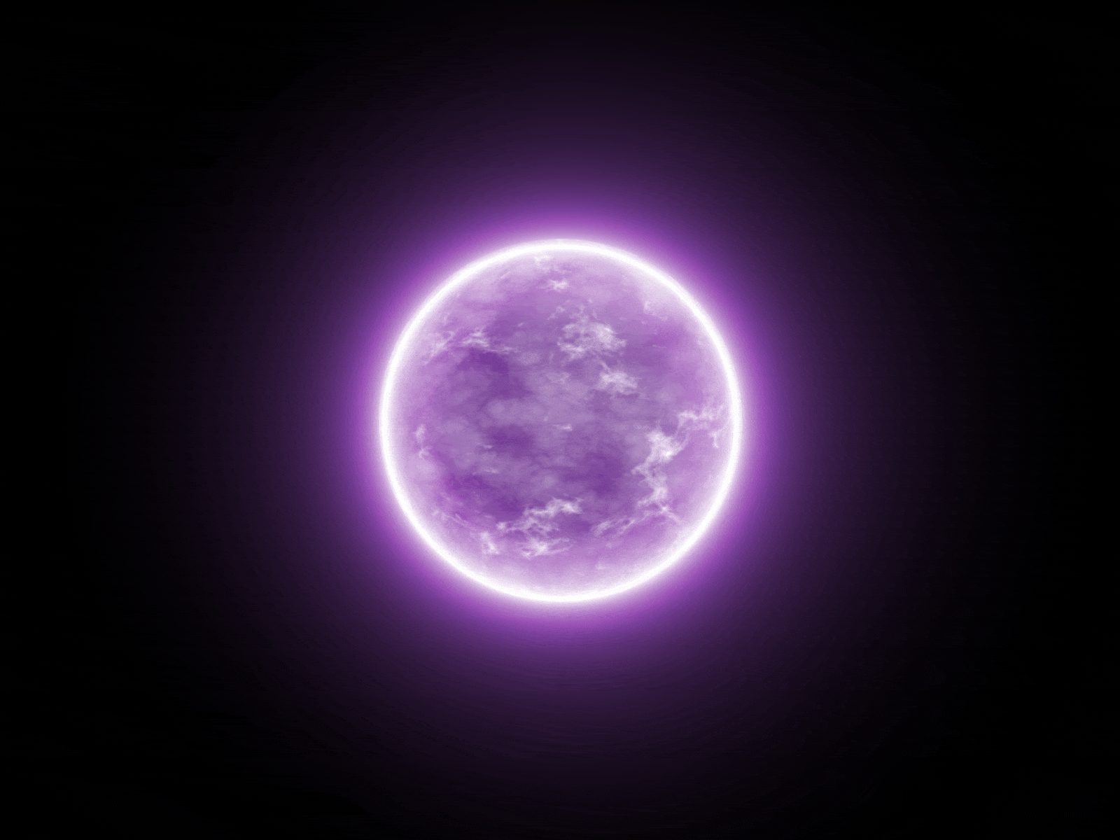 Hello Violet Planet aftereffects design gif planet saber violet