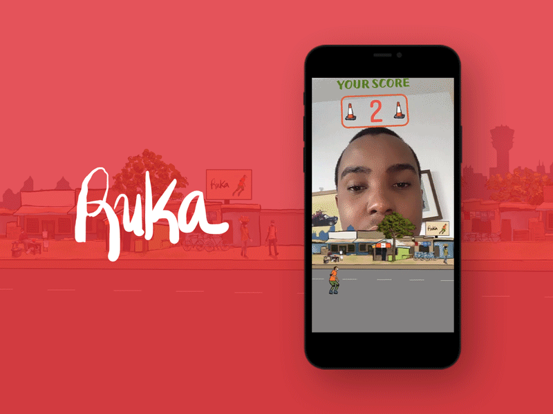 Ruka | Spark AR design illustration instagram mobile spark ar ux