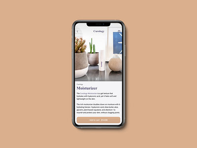 Curology Product Page app design ecommerce ecommerse flat product store store app ui ux