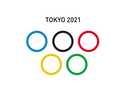 Tokyo 2021 branding design social distancing
