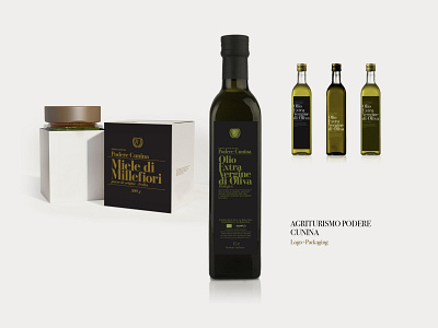 Podere Cunina branding illustration packaging typography