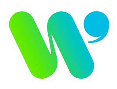 W. Logo illustration logo design typography