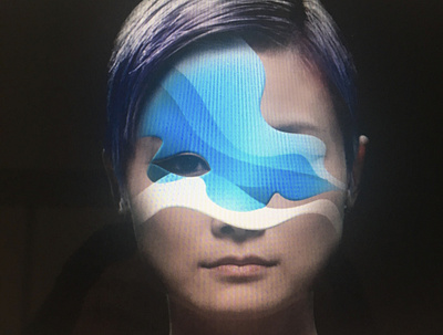 Music Video make up design. Intel. 2017 branding illustration