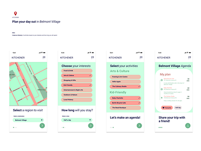 Belmont Village Day Planner Concept adobexd madewithadobexd