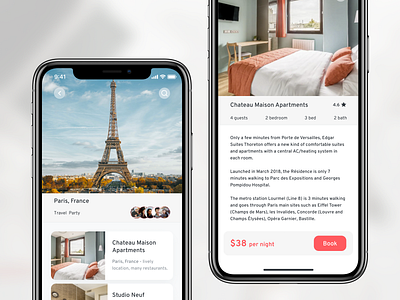 Travel App airbnb booking mobiledesign travel ui uidesign