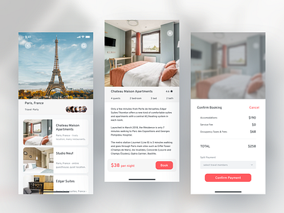 Travel App - Booking Rooms