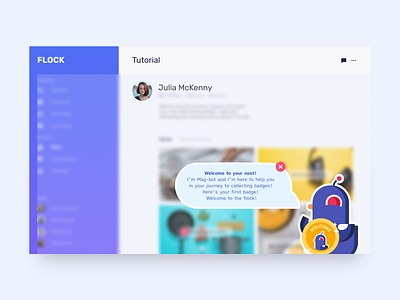 Flock - Nest Tutorial app app design branding design figma illustration typography ui vector web