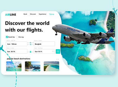 Travel landing page design illustration landing page travel traveling ui ux