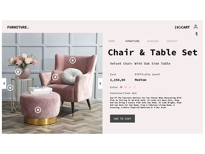 furniture. app design furniture iran landing page pink tehran ui uiux ux