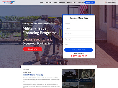 Military Travel adobe photoshop cc clean design form design form field homepage logo user interface