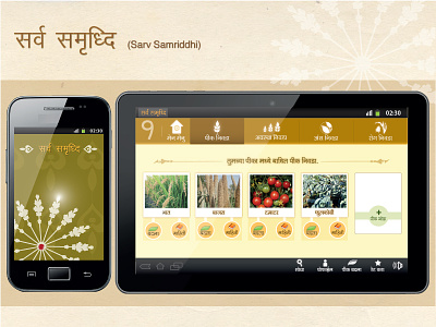 Diagnostic tool for Farmers in India design interface