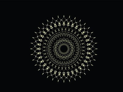 black mandala adobe illustrator art black white design flatdesign vector