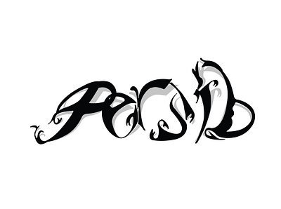 Persib adobe illustrator black white clothing drawing hand lettering lettering persib tipografi typography vector