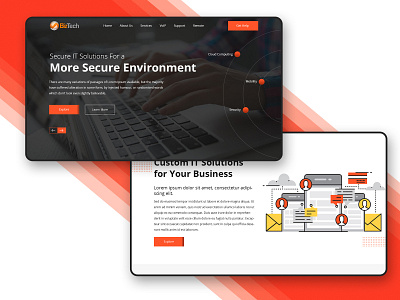 IT Solution Website Homepage