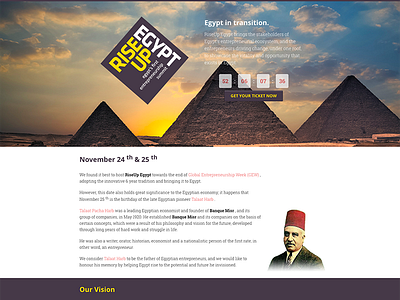 RiseUp Egypt conference egypt entrepreneurship event riseup summit ui website