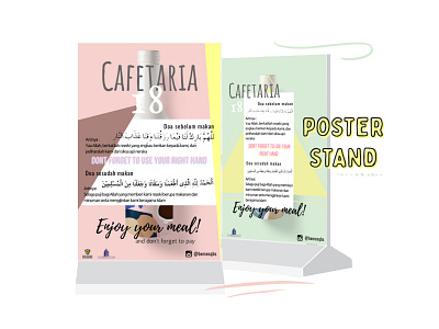 Cafetaria poster branding food and drink graphic design poster design restaurant branding typography
