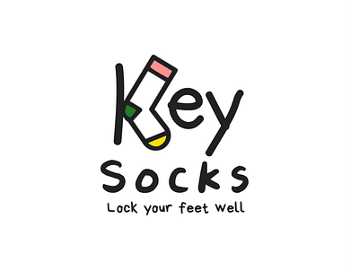 Keysocks brand brand design business design logo logo design vector