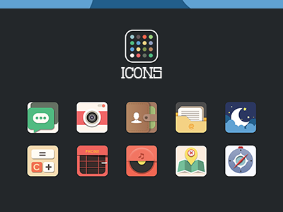 Icons flat icons