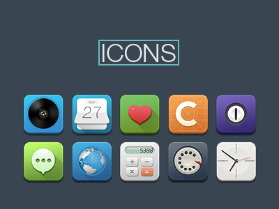 Icons colorful icon