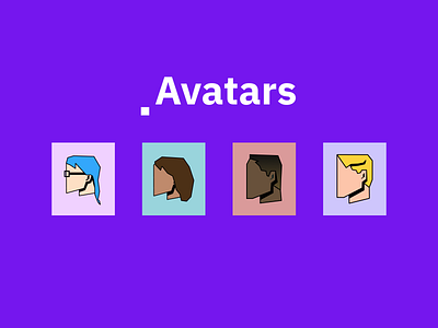 Team Avatars avatar design figma illustration