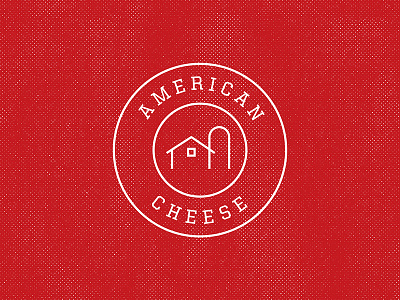 American Cheese barn cheese farm logo logo mark silo