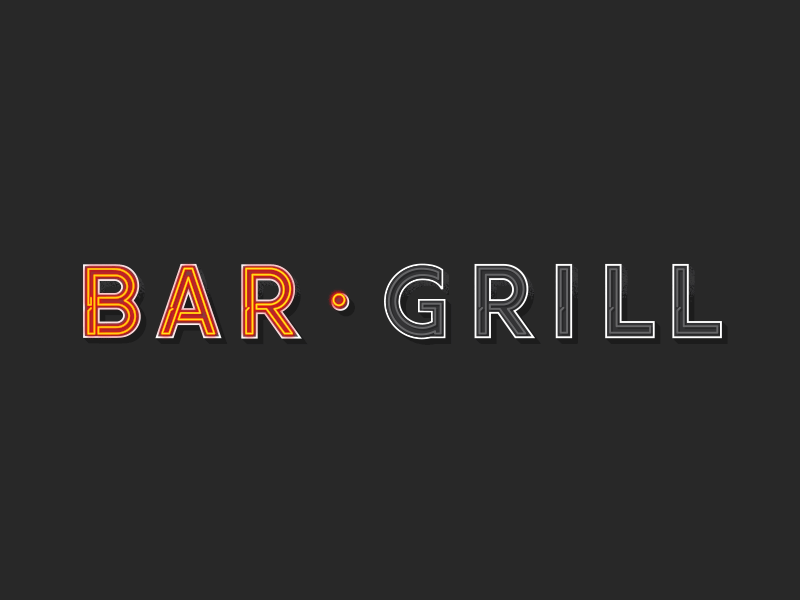 Bar/Grill brooklyn dive bar neon signage