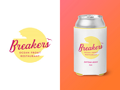Breakers beach beer branding florida identity logo sun sunshine
