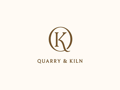 Quarry & Kiln branding ceramics custom type logo pottery typography